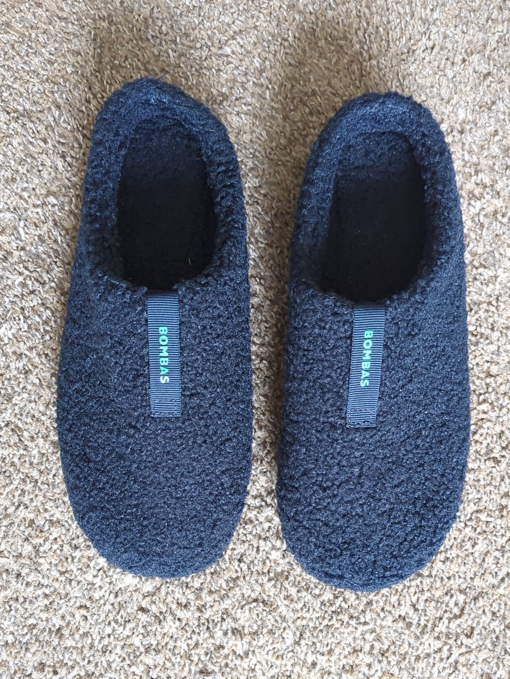 Men's Navy Bombas Sunday Slippers